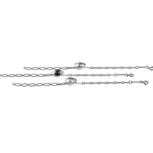 Ab Ove - Bracelet in Silver with River Pearl - Venus Collection - Handcrafted Bracelet - High Quality Luxury - Avvenice^ Bracelets