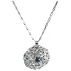 Ab Ove - Twine Round Large Pendant in Silver with River Pearl - Twine Collection - Handcrafted Necklace - High Quality Luxury - Avvenice^ Necklaces