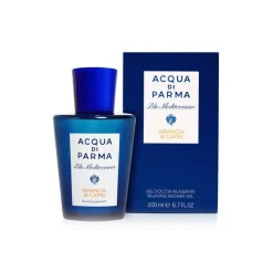 Acqua di Parma - Relaxing Shower Gel - Arancia di Capri - Blu Mediterraneo - Bath Collection - Luxury - 200 ml - Avvenice^ Natural Cosmetics