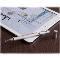Adonit - Jot Pro Fine Point Precision Stylus for Apple, Android, Kindle, Samsung, Windows - Silver - Touch Pen - Classic - Avvenice^ Desk Supplies