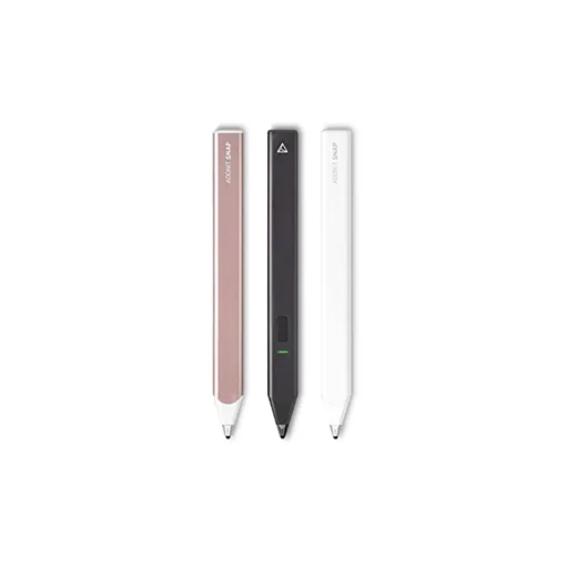 Adonit - Snap Fine Point iPhone Stylus for Apple and Android Phones - White - Touch Pen - Bluetooth - Avvenice^ Desk Supplies