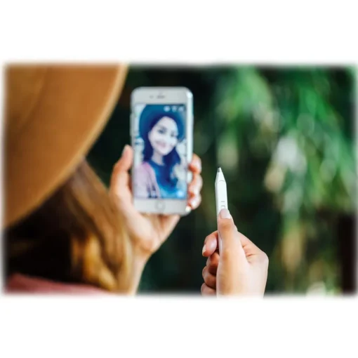 Adonit - Snap Fine Point iPhone Stylus for Apple and Android Phones - White - Touch Pen - Bluetooth - Avvenice^ Desk Supplies