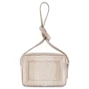 Aleksandra Badura - Camera Bag - Python & Calfskin Mini Bag - Beige - Luxury High Quality Leather Bag - Avvenice^ Bags