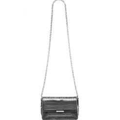Aleksandra Badura - Candy Bag Mini - Python Shoulder Bag - Graphite - Luxury High Quality Leather Bag - Avvenice