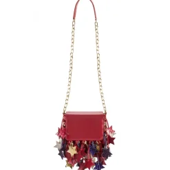 Aleksandra Badura - Candy Bag - Calfskin Shoulder Bag 'Stardust' - Red - Luxury High Quality Leather Bag - Avvenice^ Bags