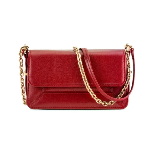 Aleksandra Badura - Candy Bag Mini - Goatskin Shoulder Bag - Red - Luxury High Quality Leather Bag - Avvenice^ Bags