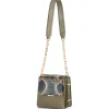 Aleksandra Badura - Candy Bag - Python & Calfskin Shoulder Bag - Olive - Luxury High Quality Leather Bag - Avvenice^ Bags