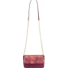 Aleksandra Badura - Candy Bag Mini - Python Shoulder Bag - Richelieu & Gold - Luxury High Quality Leather Bag - Avvenice