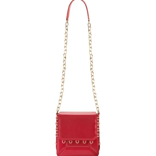 Aleksandra Badura - Candy Bag - Calfskin Shoulder Bag 'Stardust' - Red - Luxury High Quality Leather Bag - Avvenice^ Bags