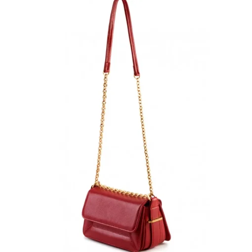 Aleksandra Badura - Candy Bag Mini - Goatskin Shoulder Bag - Red - Luxury High Quality Leather Bag - Avvenice^ Bags
