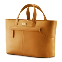 Aleksandra Badura - Cherie Bag - Calfskin Tote Bag - Pumpkin - Luxury High Quality Leather Bag - Avvenice^ Bags