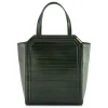 Aleksandra Badura - Clio Bag - Calfskin & Eel Bag - Pine - Luxury High Quality Leather Bag - Avvenice^ Bags