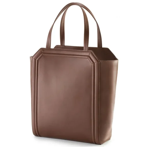 Aleksandra Badura - Clio Bag - Calfskin Bag - Tobacco - Luxury High Quality Leather Bag - Avvenice^ Bags