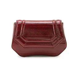 Aleksandra Badura - Etoile Mini Bag - Eel Shoulder Bag - Marsala - Luxury High Quality Leather Bag - Avvenice^ Bags