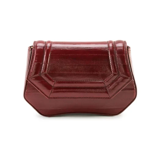 Aleksandra Badura - Etoile Mini Bag - Eel Shoulder Bag - Marsala - Luxury High Quality Leather Bag - Avvenice^ Bags