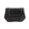 Aleksandra Badura - Etoile Mini Bag - Calfskin Shoulder Bag - Onyx - Luxury High Quality Leather Bag - Avvenice^ Bags