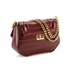 Aleksandra Badura - Etoile Mini Bag - Eel Shoulder Bag - Marsala - Luxury High Quality Leather Bag - Avvenice^ Bags