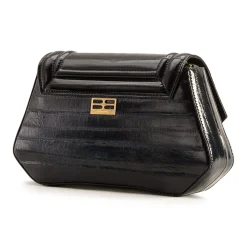 Aleksandra Badura - Etoile Bag - Eel Shoulder Bag - Carbon Black - Luxury High Quality Leather Bag - Avvenice^ Bags