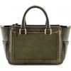 Aleksandra Badura - Ladylike Bag - Calfskin & Python Top-Handle Tote Bag - Olive - Luxury High Quality Leather Bag - Avvenice^ Bags