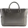 Aleksandra Badura - Ladylike Medium Bag - Calfskin Top-Handle Tote Bag - Graphite - Luxury High Quality Leather Bag - Avvenice^ Bags