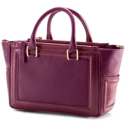 Aleksandra Badura - Ladylike Bag - Lizard & Calfskin Top-Handle Tote Bag - Richelieu - Luxury High Quality Leather Bag - Avvenice^ Bags