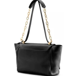 Aleksandra Badura - Luisa Bag - Goatskin Shoulder Bag - Onyx - Luxury High Quality Leather Bag - Avvenice^ Bags