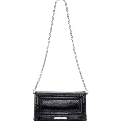 Aleksandra Badura - Luisa Clutch - Python Envelope Clutch - Onyx - Luxury High Quality Leather Bag - Avvenice^ Bags