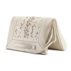 Aleksandra Badura - Privee Clutch - Buffalo Envelope Clutch - Champagne Gold - Luxury High Quality Leather Bag - Avvenice^ Bags