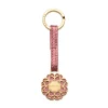 Aleksandra Badura - Small Leather Goods - Keyring in Calfskin - Pink - Luxury High Quality - Avvenice