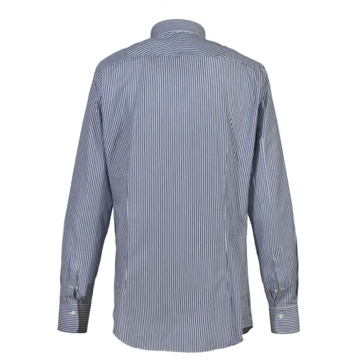 Alessandro Gherardi - Long Sleeve Shirt - Blue Stripe - Shirt - Handmade in Italy - Luxury Exclusive Collection - Avvenice^ Shirts