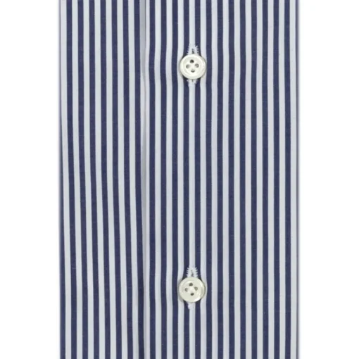 Alessandro Gherardi - Long Sleeve Shirt - Blue Stripe - Shirt - Handmade in Italy - Luxury Exclusive Collection - Avvenice^ Shirts