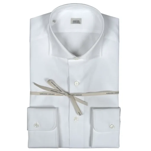 Alessandro Gherardi - Long Sleeve Shirt - White - Shirt - Handmade in Italy - Luxury Exclusive Collection - Avvenice^ Shirts