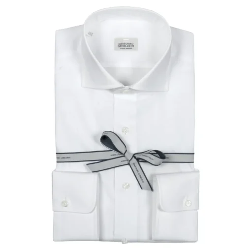 Alessandro Gherardi - Long Sleeve Shirt - White - Shirt - Handmade in Italy - Luxury Exclusive Collection - Avvenice^ Shirts
