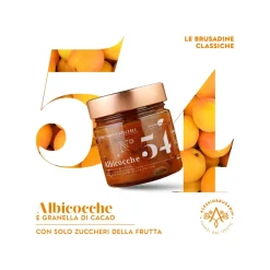 Alessio Brusadin - Apricot and Cocoa Bean Grains "Brusadina" - Sweet Artisan Compotes - Avvenice^ Sweets