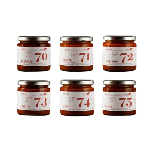 Alessio Brusadin - Tasting Pack - 6 Ragù - Handmade - Made in Italy - Avvenice
