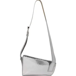 Alexander McQueen - Asymmetrical Shoulder Bag - Silver - Exclusive Luxury Collection - Avvenice^ Bags