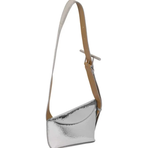Alexander McQueen - Asymmetrical Shoulder Bag - Silver - Exclusive Luxury Collection - Avvenice^ Bags