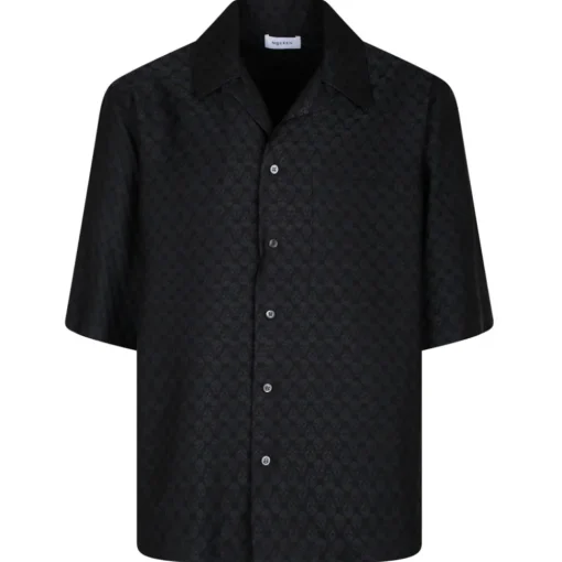 Alexander McQueen - Black Printed Shirt - Black - Exclusive Luxury Collection - Avvenice^ Shirts