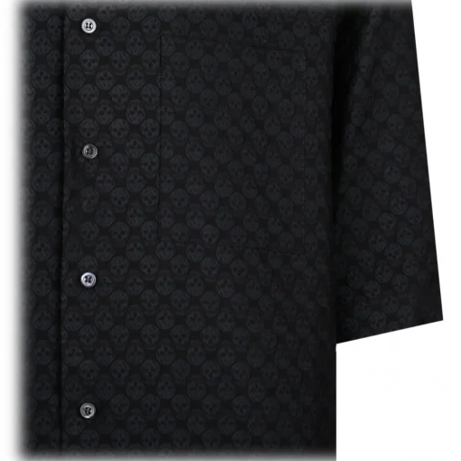 Alexander McQueen - Black Printed Shirt - Black - Exclusive Luxury Collection - Avvenice^ Shirts