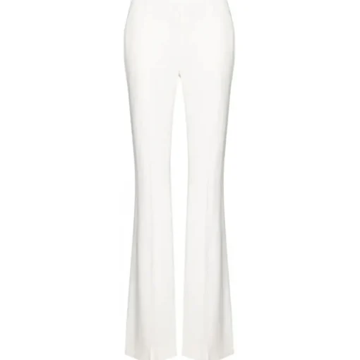 Alexander McQueen - Flared Trouser - White - Exclusive Luxury Collection - Avvenice