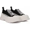Alexander McQueen - Flatform Sneakers - Black White - Exclusive Luxury Collection - Avvenice^ Shoes