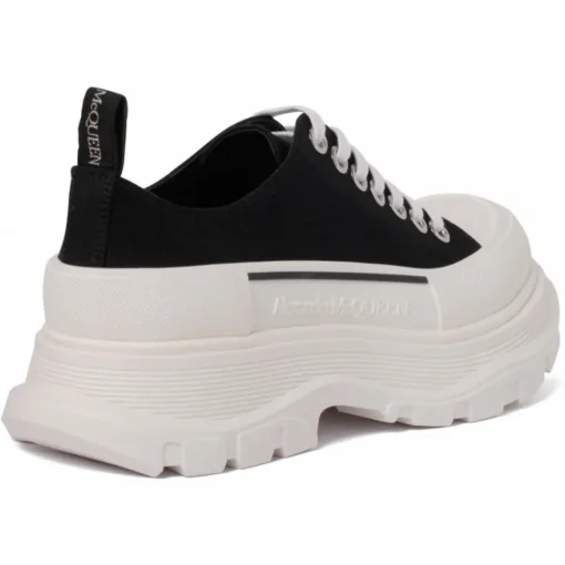 Alexander McQueen - Flatform Sneakers - Black White - Exclusive Luxury Collection - Avvenice^ Shoes