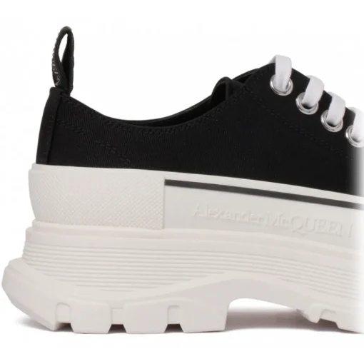 Alexander McQueen - Flatform Sneakers - Black White - Exclusive Luxury Collection - Avvenice^ Shoes