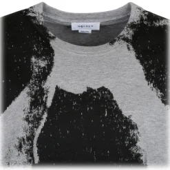 Alexander McQueen - Grey Skull T-Shirt - Grey - Exclusive Luxury Collection - Avvenice^ T-shirt