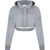Alexander McQueen - Logo Embroidered Hoodie - Light Grey - Exclusive Luxury Collection - Avvenice^ Sweatshirts