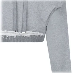Alexander McQueen - Logo Embroidered Hoodie - Light Grey - Exclusive Luxury Collection - Avvenice^ Sweatshirts