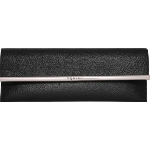 Alexander McQueen - Long Clutch - Black - Exclusive Luxury Collection - Avvenice