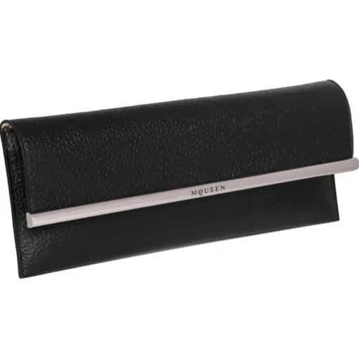 Alexander McQueen - Long Clutch - Black - Exclusive Luxury Collection - Avvenice