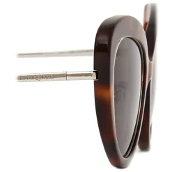 Alexander McQueen Eyewear Alexander McQueen - Open Wire Sunglasses - Havana - - Avvenice