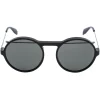 Alexander McQueen Eyewear Alexander McQueen - Piercing Round Acetate Sunglasses - Black - - Avvenice^ Sunglasses & Eyewear